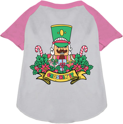 Crushin' It Nutcracker Style Pet Raglan Shirt