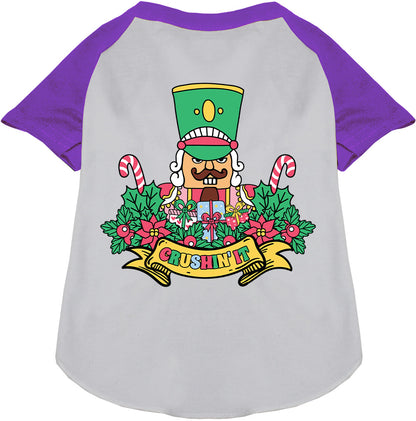 Crushin' It Nutcracker Style Pet Raglan Shirt