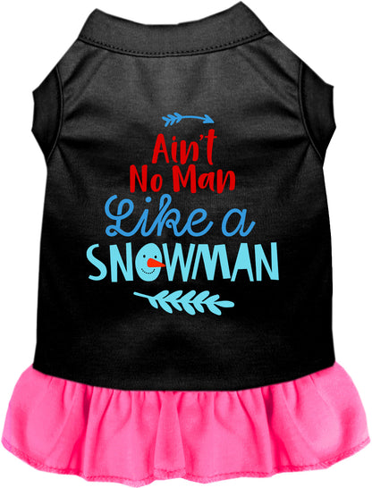 Ain't No Man Like a Snowman Pet Dress