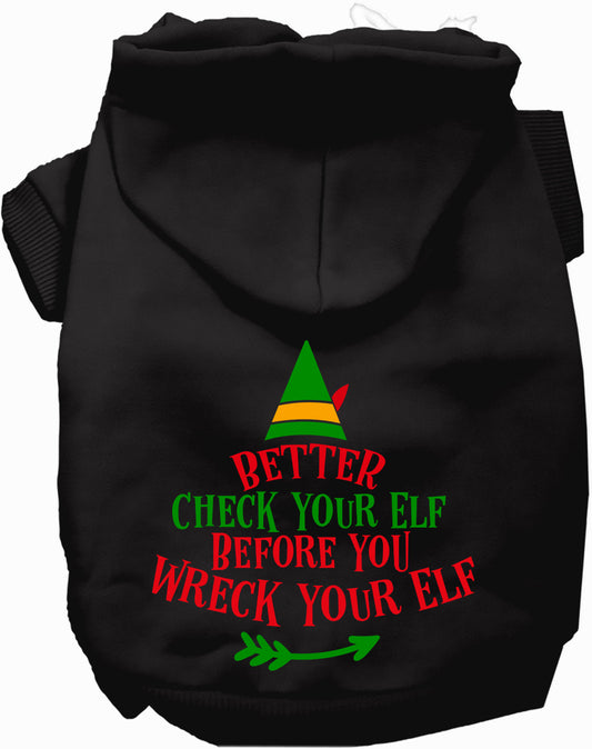 Check Your Elf Pet Hoodie