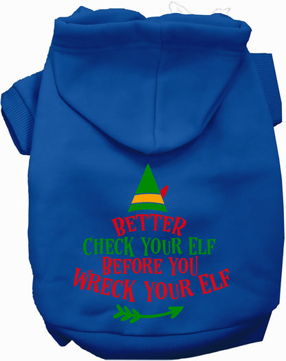 Check Your Elf Pet Hoodie