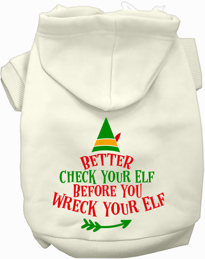 Check Your Elf Pet Hoodie