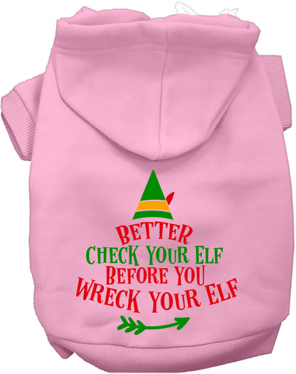 Check Your Elf Pet Hoodie