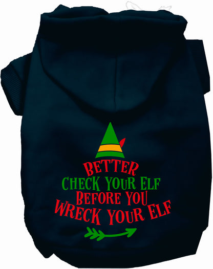 Check Your Elf Pet Hoodie