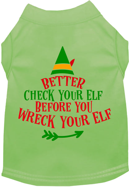 Check Your Elf Pet Shirt