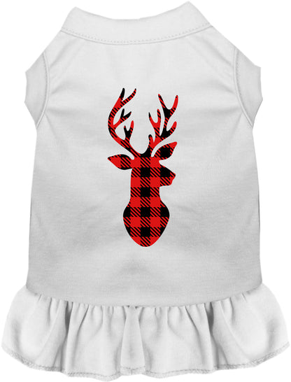 Buffalo Check Deer Pet Dress