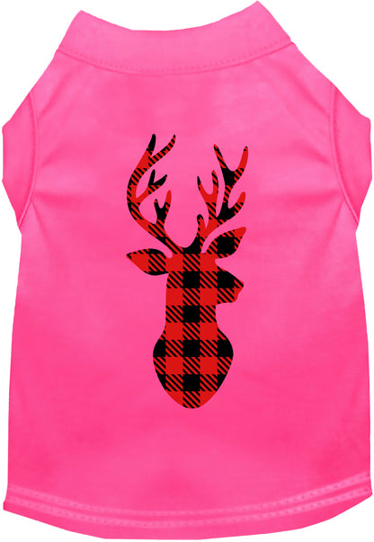 Buffalo Check Deer Pet Shirt