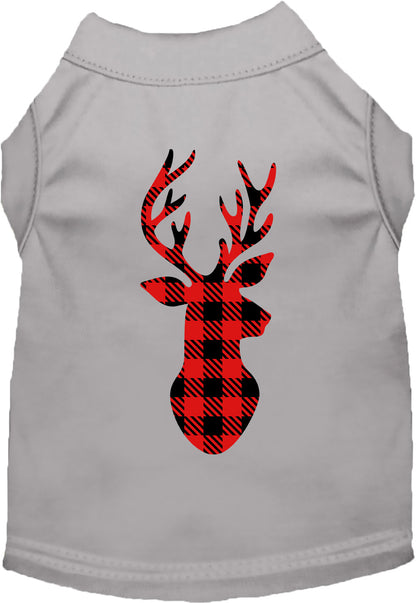 Buffalo Check Deer Pet Shirt