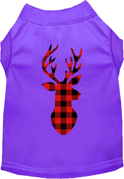 Buffalo Check Deer Pet Shirt