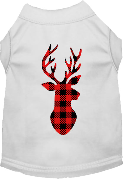 Buffalo Check Deer Pet Shirt