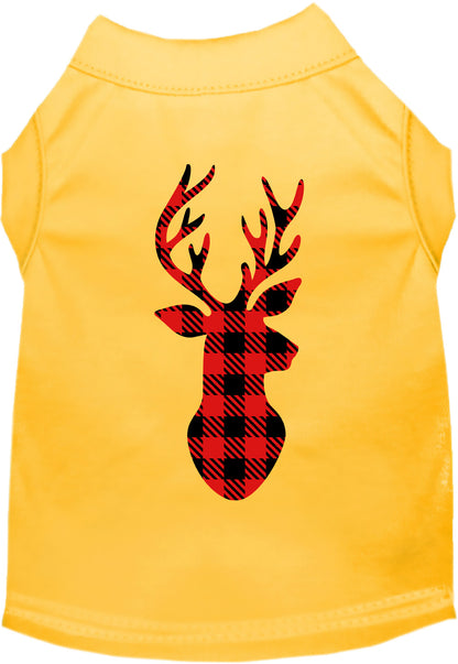 Buffalo Check Deer Pet Shirt