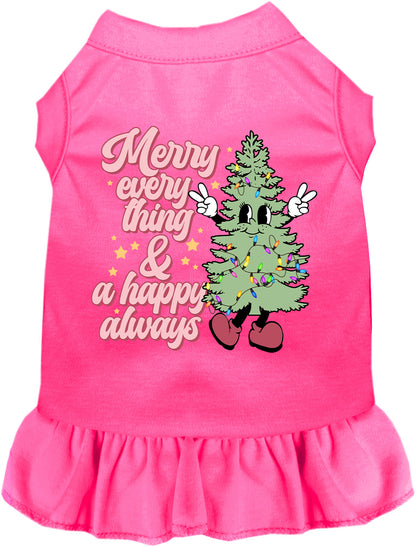 Pink Merry Everything pet dress