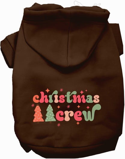 Cutesy Christmas Crew Pet Hoodie