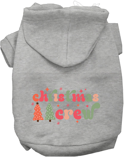 Cutesy Christmas Crew Pet Hoodie