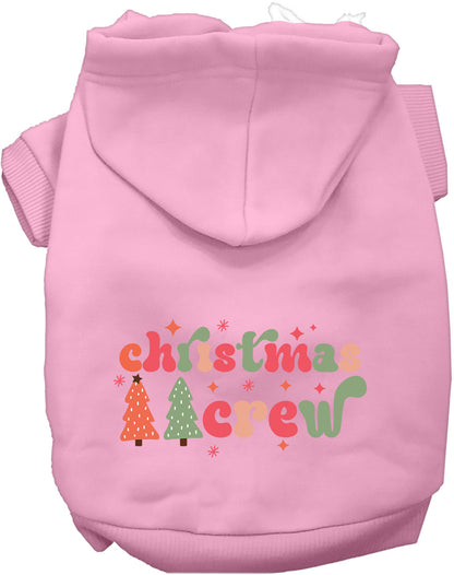 Cutesy Christmas Crew Pet Hoodie