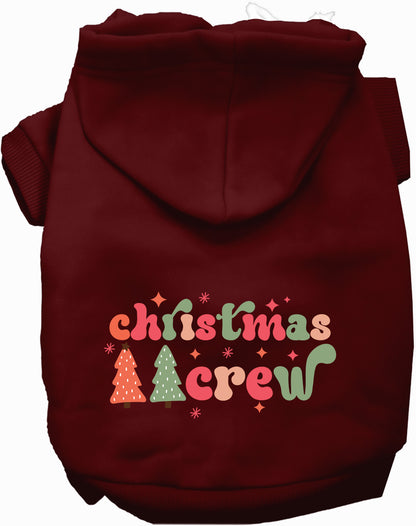 Cutesy Christmas Crew Pet Hoodie