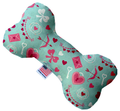 Lona para mascotas y perros del Día de San Valentín o juguete de peluche con forma de corazón o hueso, "Sweet Love Group" (¡Disponible en diferentes tamaños y 6 opciones de patrones!)