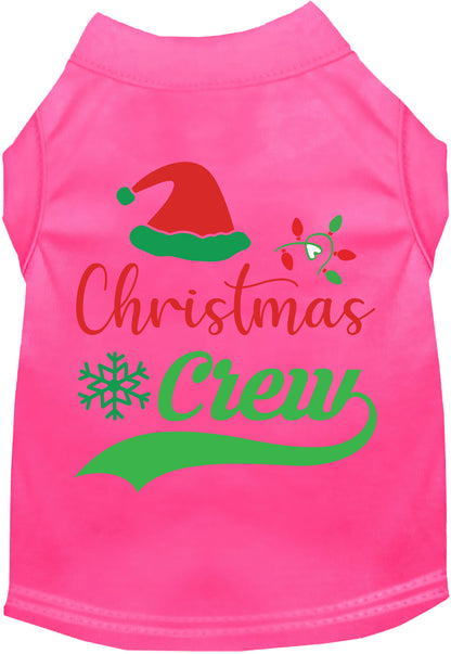 Traditional Christmas Crew Pet Shirt