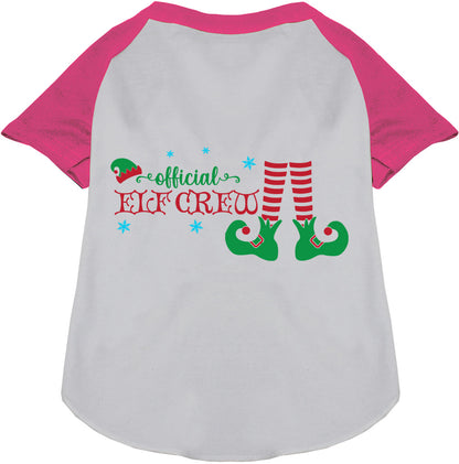 Elf Crew Pet Raglan Shirt