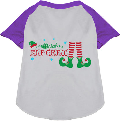 Elf Crew Pet Raglan Shirt