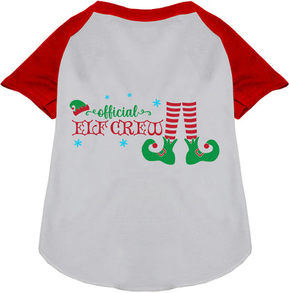 Elf Crew Pet Raglan Shirt