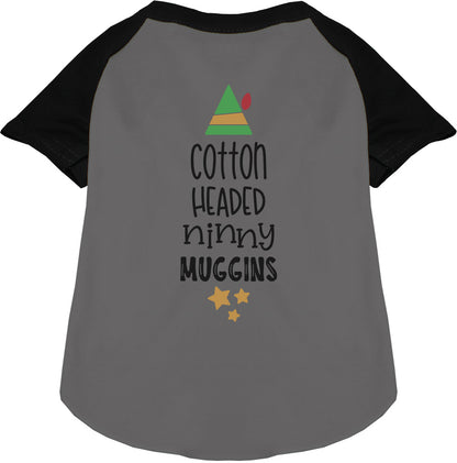 Cotton Headed Ninny Muggins Pet Raglan Shirt