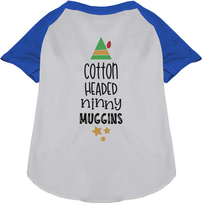 Cotton Headed Ninny Muggins Pet Raglan Shirt