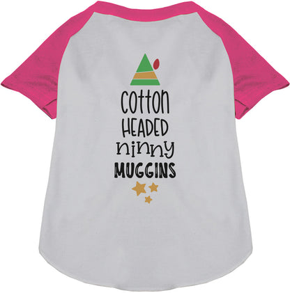 Cotton Headed Ninny Muggins Pet Raglan Shirt