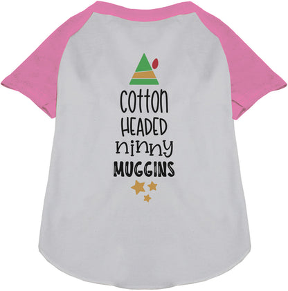 Cotton Headed Ninny Muggins Pet Raglan Shirt