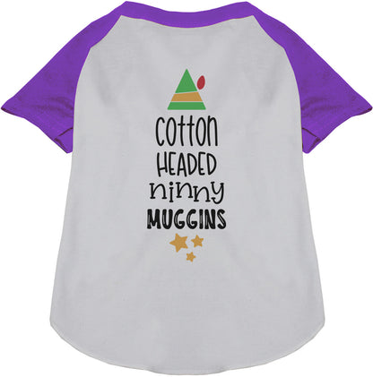 Cotton Headed Ninny Muggins Pet Raglan Shirt