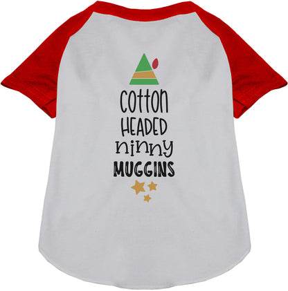 Cotton Headed Ninny Muggins Pet Raglan Shirt