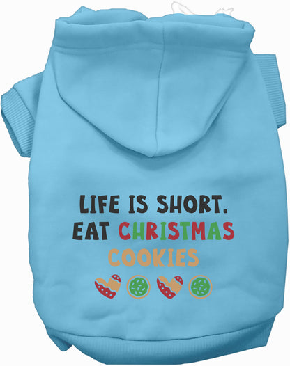 Eat Christmas Cookies Pet Hoodie