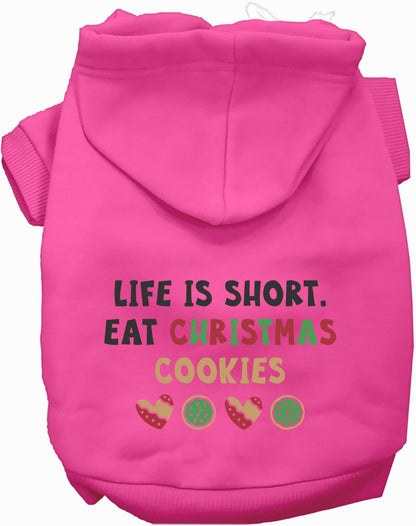 Eat Christmas Cookies Pet Hoodie