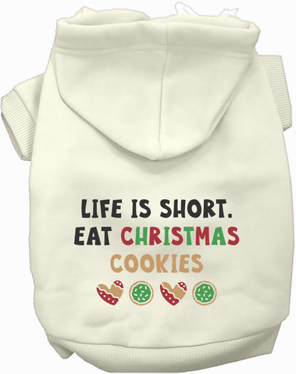 Eat Christmas Cookies Pet Hoodie