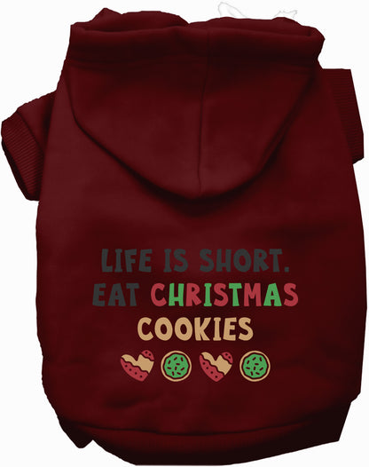 Eat Christmas Cookies Pet Hoodie