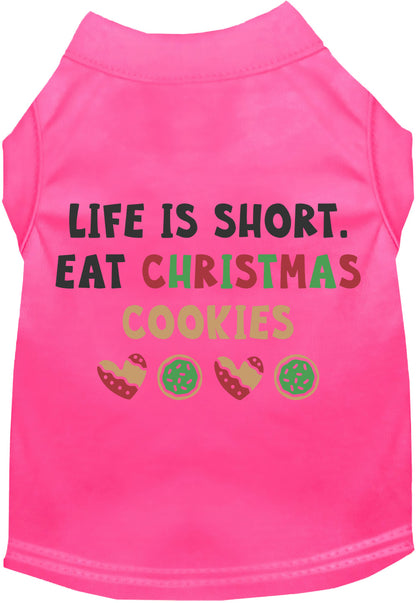 Eat Christmas Cookies Pet Shirt