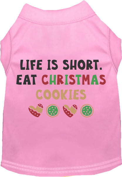 Eat Christmas Cookies Pet Shirt