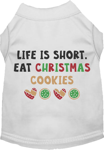 Eat Christmas Cookies Pet Shirt