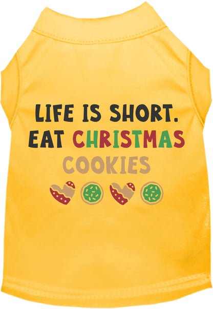 Eat Christmas Cookies Pet Shirt