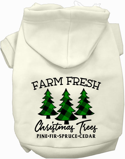 Farm Fresh Christmas Trees Pet Hoodie