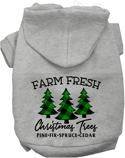 Farm Fresh Christmas Trees Pet Hoodie