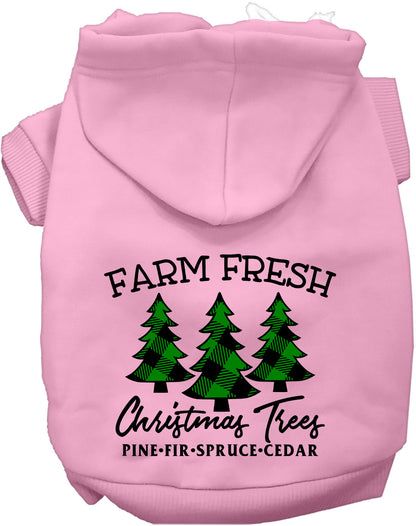 Farm Fresh Christmas Trees Pet Hoodie