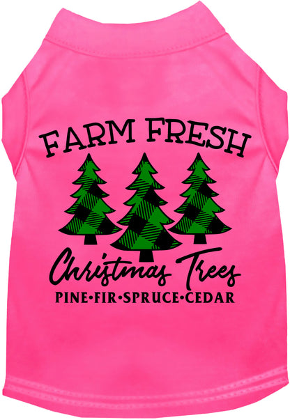 Farm Fresh Christmas Trees Pet Shirt