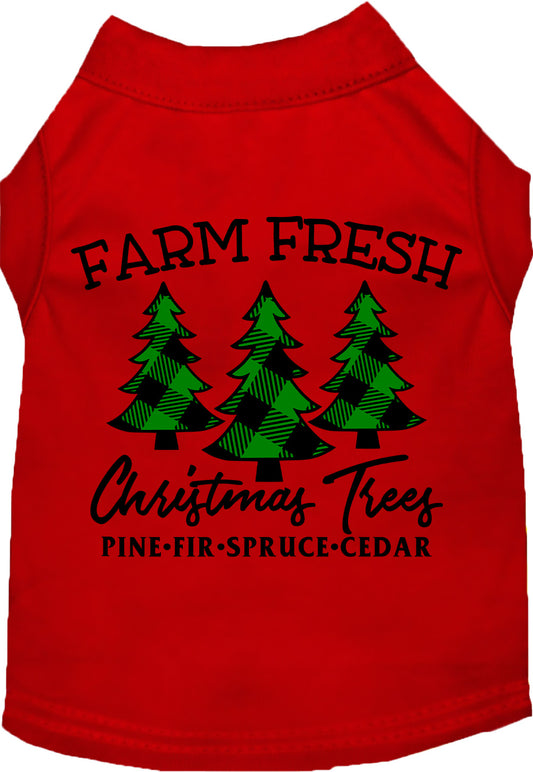 Farm Fresh Christmas Trees Pet Shirt