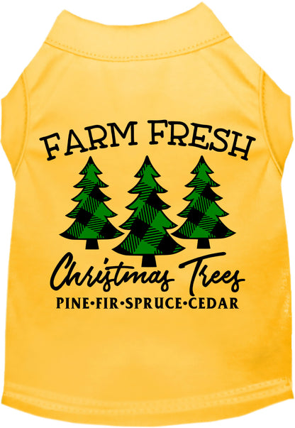 Farm Fresh Christmas Trees Pet Shirt