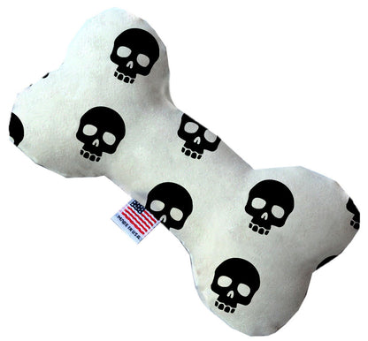 Pet and Dog Plush Heart or Bone Toy, "Skulls Group" (Available in different sizes, and 12 different pattern options!)