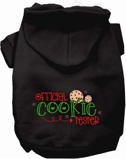 Black Official Cookie Tester Pet Hoodie