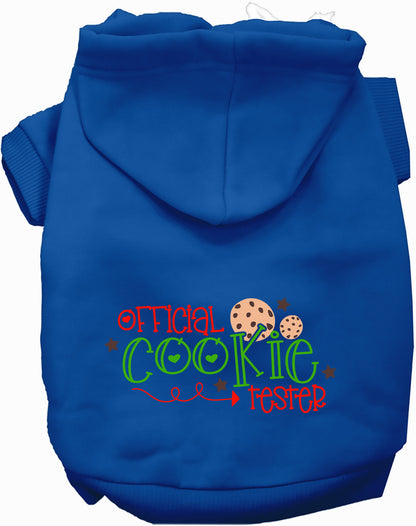 Blue Official Cookie Tester Pet Hoodie