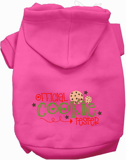 Pink Official Cookie Tester Pet Hoodie