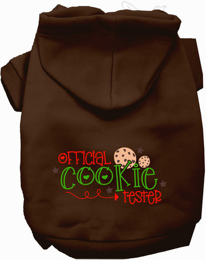 Brown Official Cookie Tester Pet Hoodie